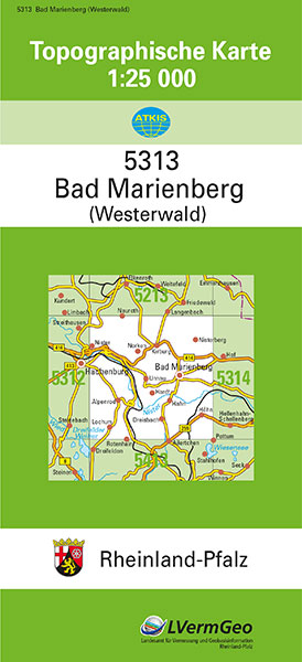 TK25 5313 Bad Marienberg (Ww.) -  Landesamt für Vermessung und Geobasisinformation Rheinland-Pfalz