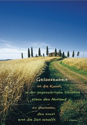 Faltkarte "Gelassenheit" - 5 Stück - Hans-Joachim Eckstein