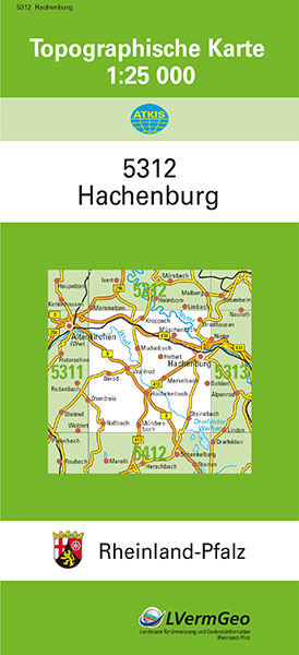 TK25 5312 Hachenburg -  Landesamt für Vermessung und Geobasisinformation Rheinland-Pfalz