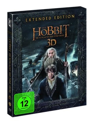 Der Hobbit: Die Schlacht der Fünf Heere 3D, 5 Blu-rays + Digital UV (Extended Edition)