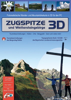 Zugspitze und Wettersteingebirge 3D - 3D RealityMap