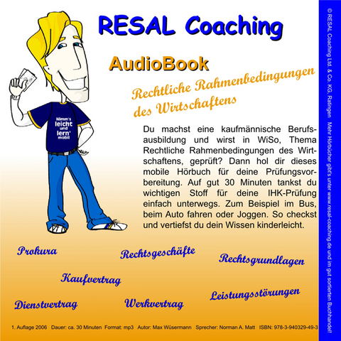 RESAL Coaching AudioBook Rechtliche Rahmenbedingungen des Wirtschaftens - Max Wüsermann