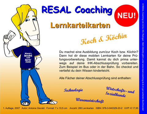 RESAL Coaching Lernkarteikarten Koch/Köchin - Antoine Gierald