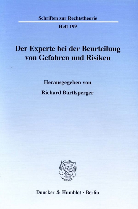 Der Experte bei der Beurteilung von Gefahren und Risiken. - 