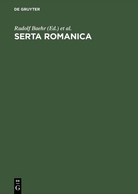 Serta Romanica - 