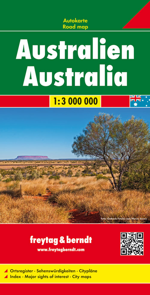 Australien, Autokarte 1:3.000.000 - 