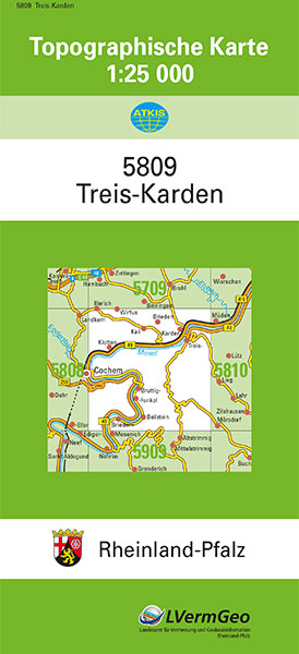 TK25 5809 Treis-Karden -  Landesamt für Vermessung und Geobasisinformation Rheinland-Pfalz