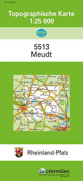 TK25 5513 Meudt -  Landesamt für Vermessung und Geobasisinformation Rheinland-Pfalz