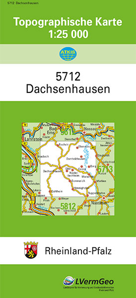 TK25 5712 Dachsenhausen -  Landesamt für Vermessung und Geobasisinformation Rheinland-Pfalz