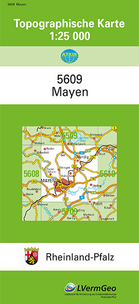 TK25 5609 Mayen -  Landesamt für Vermessung und Geobasisinformation Rheinland-Pfalz