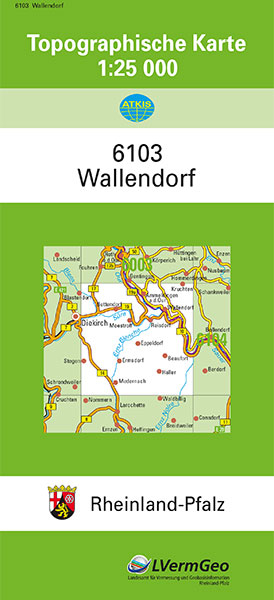 TK25 6103 Wallendorf -  Landesamt für Vermessung und Geobasisinformation Rheinland-Pfalz