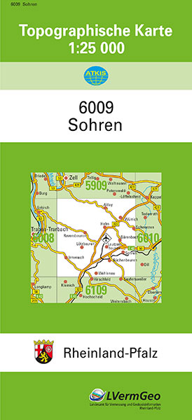 TK25 6009 Sohren -  Landesamt für Vermessung und Geobasisinformation Rheinland-Pfalz