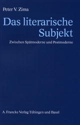 Das literarische Subjekt - Peter V. Zima