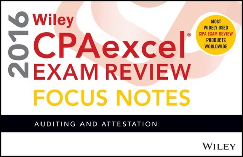 Wiley CPAexcel Exam Review 2016 Focus Notes -  Wiley