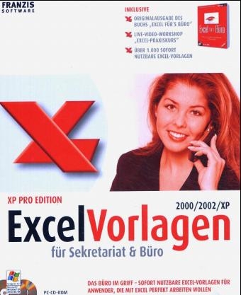 Excel Vorlagen für Sekretariat & Büro, 3 CD-ROMs u. Buch 'Excel für's Büro, m. CD-ROM'