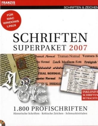 Schriften Superpaket 2007, CD-ROM