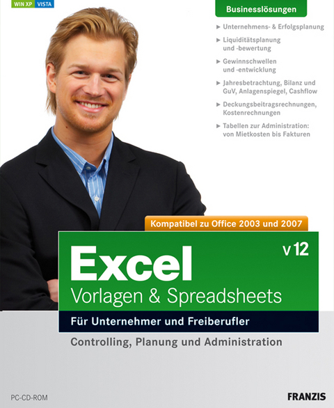 Excel-Vorlagen & Spreadsheets v12, CD-ROM