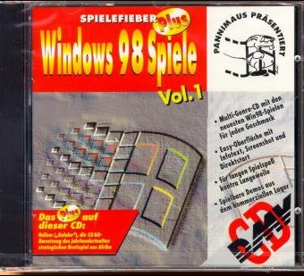 Windows 98 Spiele, 1 CD-ROM. Vol.1 - 