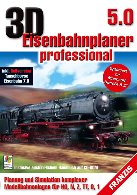 3D Eisenbahnplaner professional 5.0, 1 CD-ROM