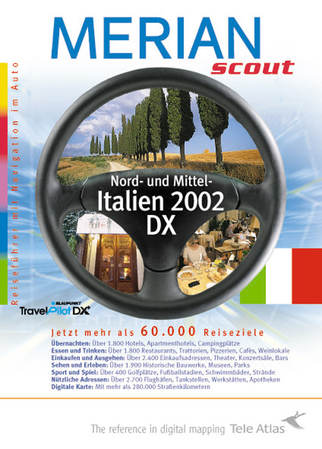 Italien 2002, TravelPilot DX, 1 CD-ROM