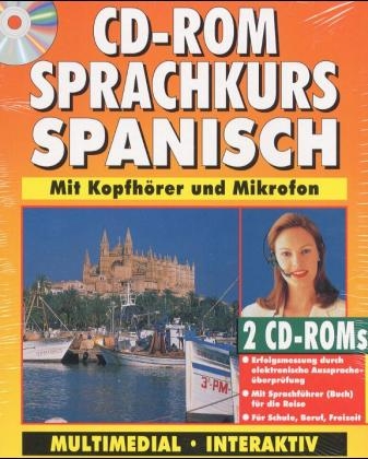 CD-ROM Sprachkurs Spanisch, 2 CD-ROMs und Sprachführer