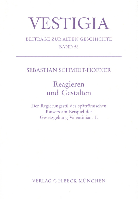 Reagieren und Gestalten - Sebastian Schmidt-Hofner