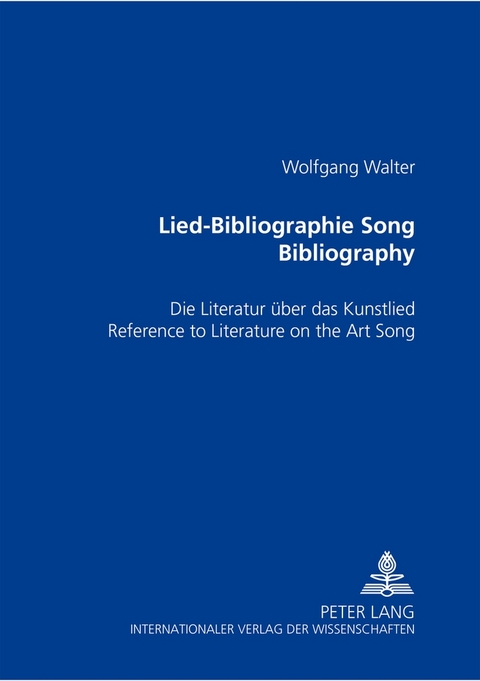 Lied-Bibliographie - Song Bibliography - Wolfgang Walter