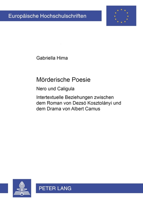 Mörderische Poesie - Gabriella Hima