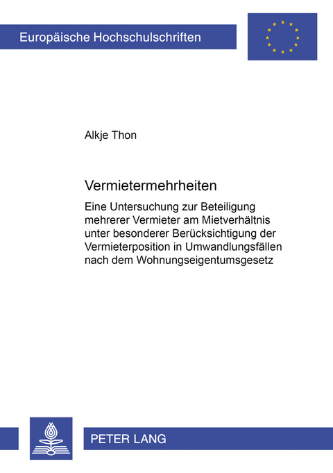 Vermietermehrheiten - Alkje Thon