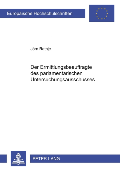 Der Ermittlungsbeauftragte des parlamentarischen Untersuchungsausschusses - Jörn Rathje