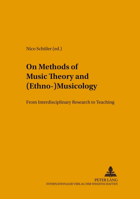 On Methods of Music Theory and (Ethno-) Musicology - 