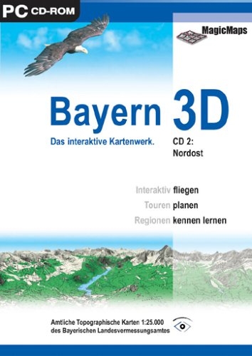 Bayern 3D. Das interaktive Kartenwerk. Set: CD 1, 2 + 3.