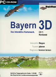 Bayern 3D. Das interaktive Kartenwerk. Set: CD 1, 2 + 3.