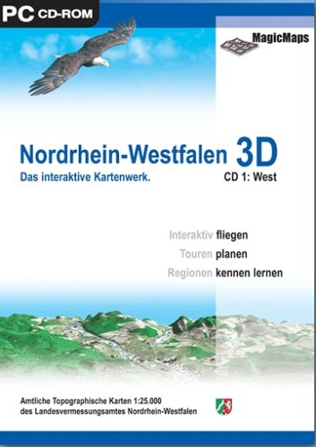 Nordrhein-Westfalen 3D. Das interaktive Kartenwerk. Set: CD 1 + 2.