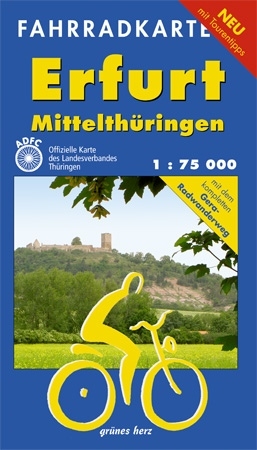 Fahrradkarte Erfurt - Mittelthüringen - 