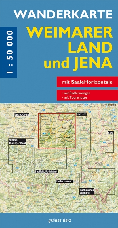 Wanderkarte Weimarer Land und Jena - 