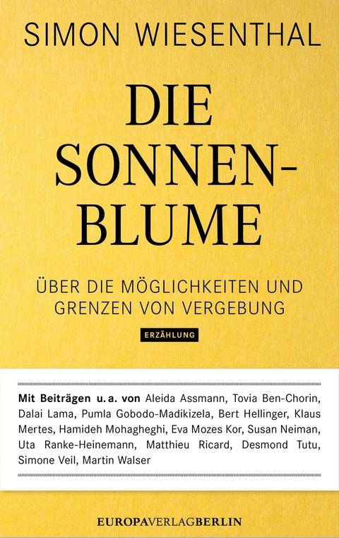 Die Sonnenblume - Simon Wiesenthal