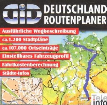 GiD Route Deutschland, CD-ROM