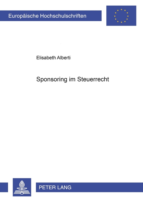 Sponsoring im Steuerrecht - Elisabeth Alberti