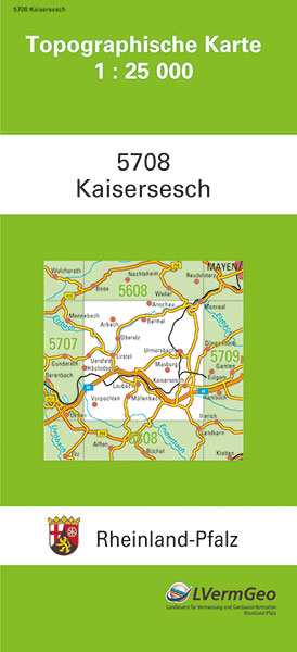 TK25 5708 Kaisersesch -  Landesamt für Vermessung und Geobasisinformation Rheinland-Pfalz