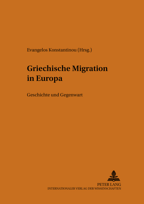 Griechische Migration in Europa - 