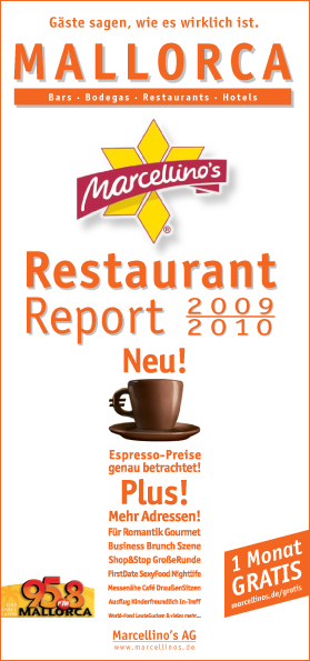 Marcellino's Restaurant Report Mallorca 2009/2010 - 