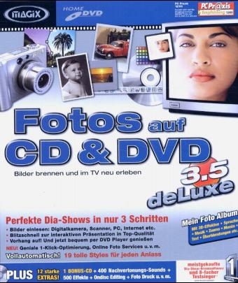 Fotos auf CD & DVD 3.5 deluxe, 2 CD-ROMs