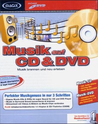 Magix Music auf CD & DVD, CD-ROM