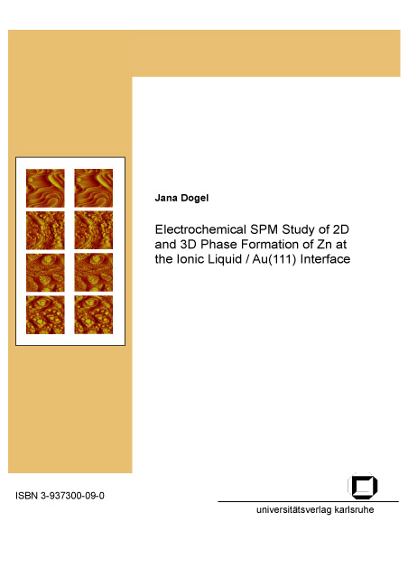 Electrochemical SPM study of 2D and 3D phase formation of Zn at the ionic liquid /Au(111) interface - Jana Dogel