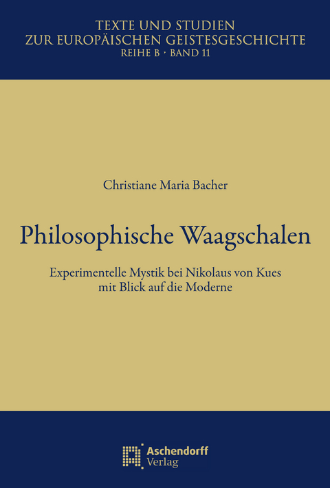 Philosophische Waagschalen - Christiane Bacher