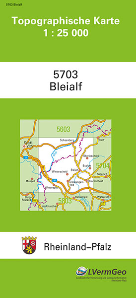 TK25 5703 Bleialf -  Landesamt für Vermessung und Geobasisinformation Rheinland-Pfalz