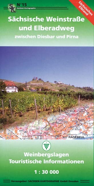 Sächsische Weinstrasse und Elberadweg zwischen Diesbar und Pirna