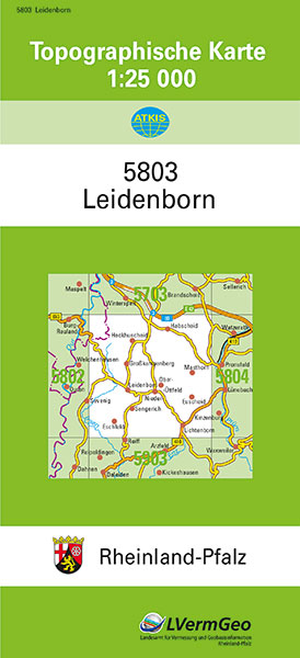 TK25 5803 Leidenborn -  Landesamt für Vermessung und Geobasisinformation Rheinland-Pfalz