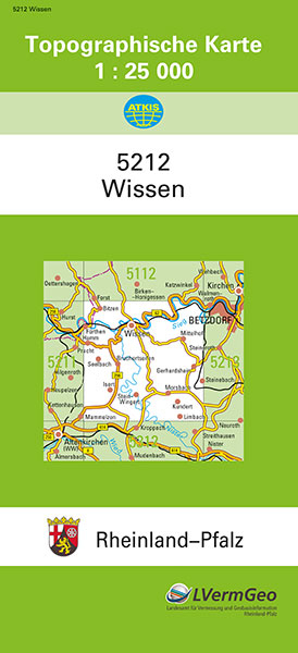 TK25 5212 Wissen -  Landesamt für Vermessung und Geobasisinformation Rheinland-Pfalz